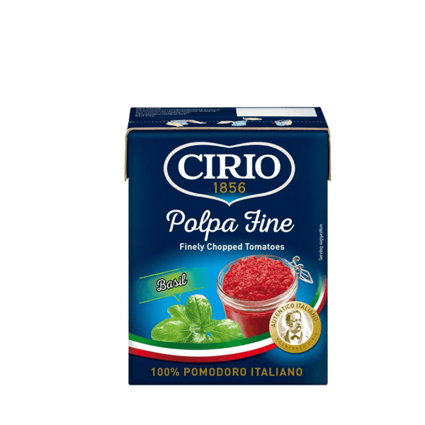Polpa Tomate Cirio Manjericão 390g